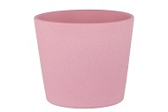 CERAMIC PINK ROSE POT 15X13,5CM NM