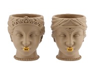 QUEEN POT SAND 15X17CM ASS