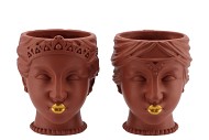 QUEEN POT NUDE 15X17CM ASS