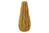IRON STONE YELLOW GLAZED VASE 15X36CM