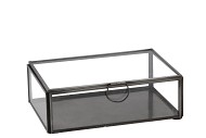 AMBER BOX GLAS BLACK 18X12X6CM P/1 NM