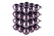 GLASS BALL ROSTED LILA 57MM P/36
