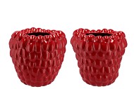 RASPBERRY VASE RED 30X30CM