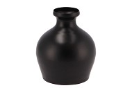 DOBRA BLACK VASE 5X8X12CM