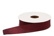 LINT DUPIONI RIBBON BORDEAUX 25MX25MM P/1