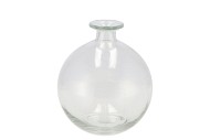 DRY GLASS CLEAR BOTTLE BOL 13X15CM