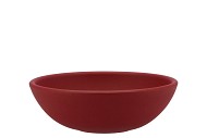 VINCI RED VELVET SCHAAL LAAG BOL 20X7CM
