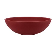 VINCI RED VELVET SCHAAL LAAG BOL 25X8CM