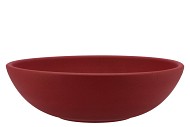 VINCI RED VELVET SCHAAL LAAG BOL 30X9CM