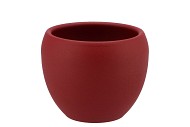 VINCI RED VELVET BLOEMPOT 14X11CM