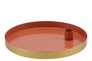 MARRAKECH MARSALA CANDLE PLATE ROUND 22X2,5CM