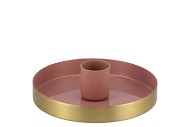 MARRAKECH PINK CANDLE PLATE 10X10X2,5CM
