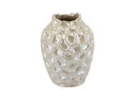 MEDINA LIGHT PEARL VASE 19X26CM