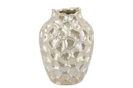 MEDINA LIGHT PEARL VASE 22X30CM