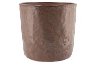 IRON STONE OLD PINK GLAZED POT 30X28CM