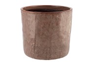 IRON STONE OLD PINK GLAZED POT 21X19CM