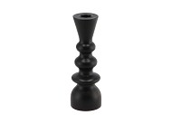 KANDELAAR CURVY BLACK D7 X 20 CM