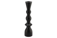 KANDELAAR CURVY BLACK D7 X H30 CM