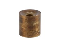 DOBRA GOLD METAL C.HOLDER/T-LIGHT 6X6X7CM NM