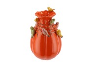 BIRD VASE ORANGE 18X18X28CM