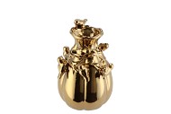 BIRD VASE SHINY GOLD 13X13X19CM
