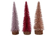 SPARKLE TREE PINK/FUCHSIA MIX 7X29CM NM