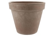 TERRA CHOCO POT DE FLEURS GRIS/TAUPE 35X31CM