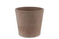 TERRA CHOCO POT KONISCH GRIJS 20X18CM