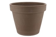 TERRA CHOCO BLOEMPOT GRIJS 31X26CM