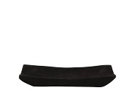 WOOD BLACK BOAT 32X12X5CM NM