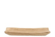 WOOD NATURAL BOAT 38X12X5CM NM