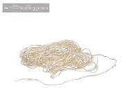 LED LIGHT CHAIN SILVER 80LED WARM WHITE 220VOLT