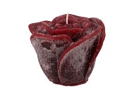 CANDLE ROOS BORDEAUX 11X9CM NM
