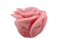 CANDLE ROOS BLUSH PINK 11X9CM