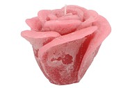 CANDLE ROOS BLUSH PINK 14X12CM NM