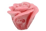 CANDLE ROOS BLUSH PINK 14X12CM