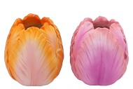 TOULON SUNRISE PINK VASE ASS P/1 21X21X24CM NM