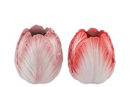 TOULON RED/PINK VASE ASS P/1 14X14X16CM