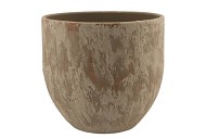 LOURES DIRTY SAND POT 29X26CM