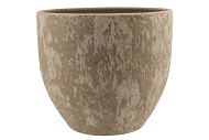 LOURES DIRTY SAND POT 36X32CM