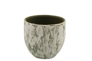 LOURES DIRTY GREEN POT 16X14CM