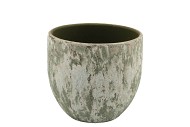 LOURES DIRTY GREEN POT 18X16CM