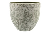 LOURES DIRTY GREEN POT 36X32CM