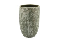 LOURES DIRTY GREEN VASE 17X25CM