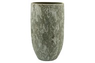 LOURES DIRTY GREEN VASE 22X40CM