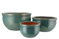 MALAYSIA CELADON COUPE 47X27CM SET DE 3 PIÈCES