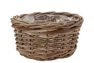 RATTAN IVY BASKET LOW 25X13CM