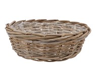 RATTAN IVY BASKET LOW 35X13CM