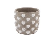 LOVE AMORE SINGLE WHITE POT ASS P/1 9X9X8CM NM