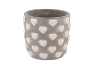 LOVE AMORE SINGLE WHITE POT ASS P/1 13X13X12CM NM